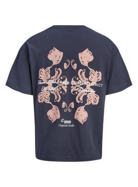 Maglietta Jack and Jones Ontauk blu marino per bambino