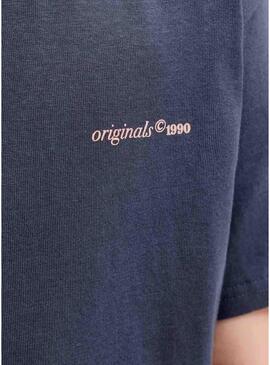 Maglietta Jack and Jones Ontauk blu marino per bambino