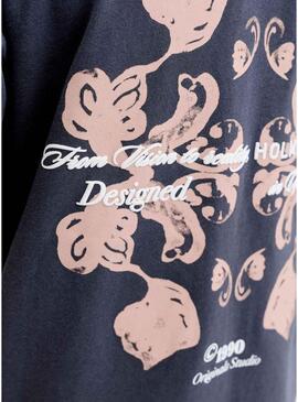 Maglietta Jack and Jones Ontauk blu marino per bambino