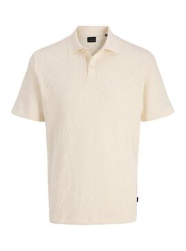 Polo Jack and Jones Blatrenton beige per uomo