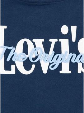 Maglietta Levi's Classic And Clean blu per bambino
