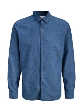 Camicia Jack and Jones Summer blu per uomo