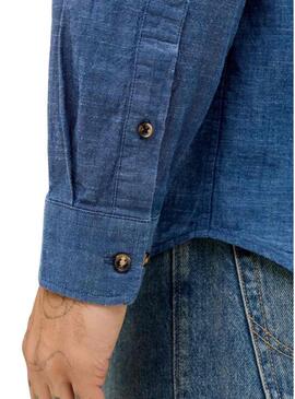 Camicia Jack and Jones Summer blu per uomo