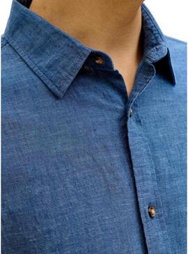 Camicia Jack and Jones Summer blu per uomo