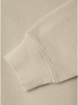 Felpa Pepe Jeans William beige per bambino