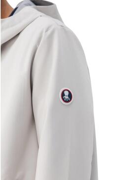 Parka El Pulpo impermeabile beige per uomo