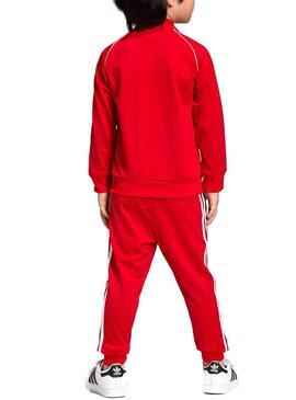 Tuta Adidas Superstar Rosso Bambino