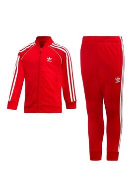 Tuta Adidas Superstar Rosso Bambino