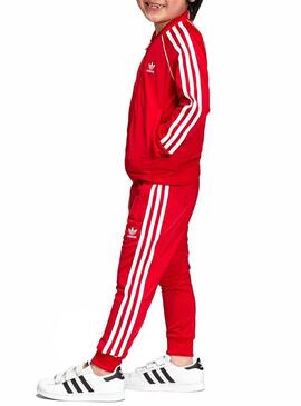 Tuta Adidas Superstar Rosso Bambino
