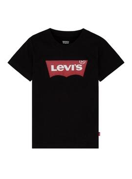 T-Shirt Levis Batwing Black Per Bambino