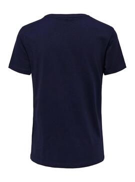 T-Shirt Only Zabi Artsy Blu Per Donna
