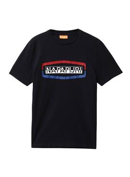 T-Shirt Napapijri Soggy SS Marine per Uomo