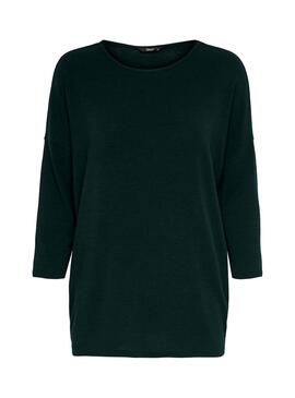 T-Shirt Only Glamour Verde Donna