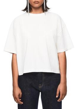 T-Shirt Pepe Jeans Mimi Dua Lipa Bianco Donna