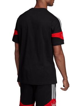 T-Shirt Adidas Trefoil Nero per Uomo