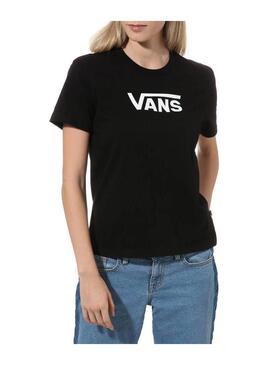 T-Shirt Vans Flying Black Donna