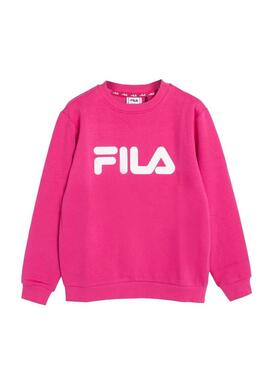 Felpe Fila Classic Logo rosa Bambina