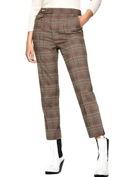 Pantaloni Pepe Jeans Lia Quadri Donna