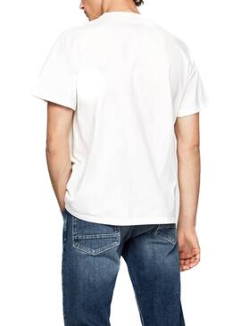 T-Shirt Pepe Jeans Josephs Bianco Per Uomo