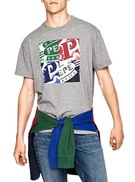 T-Shirt Pepe Jeans Josephs Grigio Per Uomo