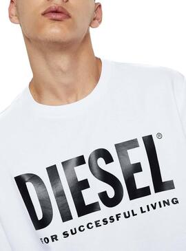 Felpe Diesel S-GIR-DIVISION-LOGO Bianco Uomo