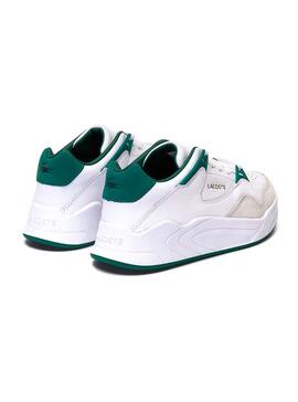 Sneaker Lacoste Court Slam Bianco Verde Donna