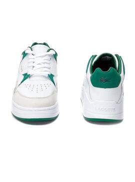 Sneaker Lacoste Court Slam Bianco Verde Uomo