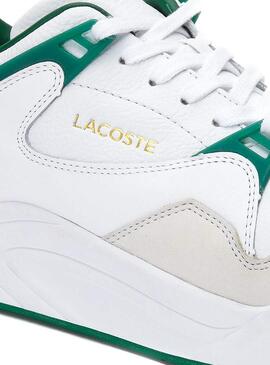 Sneaker Lacoste Court Slam Bianco Verde Uomo