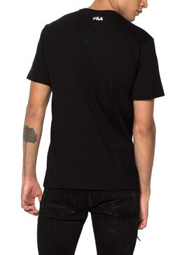 T-Shirt Fila Nero puro Per Uomo e Donna