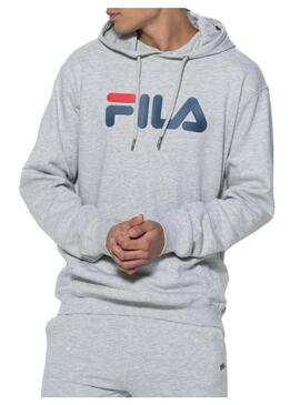 Felpe Fila Pure Hoody Grigio Per Uomo e Donna