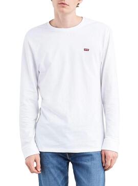 T-Shirt Levis Patch Bianco Per Uomo