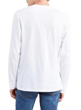 T-Shirt Levis Patch Bianco Per Uomo
