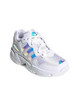 Sneaker Adidas Yung-96 bianche Bambino e Bambina