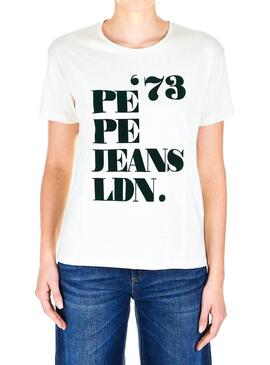 T-Shirt Pepe Jeans Mia Bianco Donna