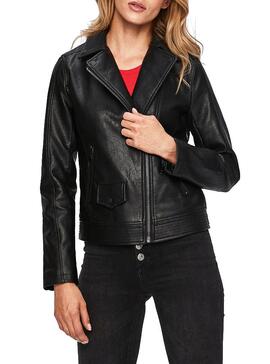Giacca Pepe Jeans Possey Ecoleather Nero Donna