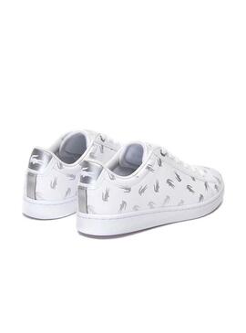 Sneaker Lacoste Carnaby Evo 419 1 bianco Kids