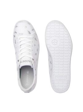 Sneaker Lacoste Carnaby Evo 419 1 bianco Kids