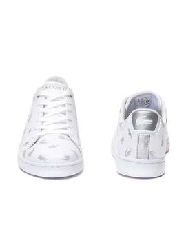 Sneaker Lacoste Carnaby Evo 419 1 bianco Kids