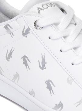 Sneaker Lacoste Carnaby Evo 419 1 bianco Kids