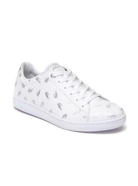 Sneaker Lacoste Carnaby Evo 419 1 bianco Kids