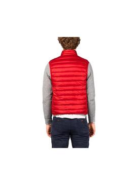 Gilet El Ganso Down Basic Waist Rosso Uomo