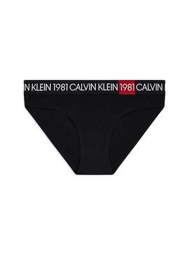 Slip Calvin Klein Bikini Brief 1981 Bold Nero