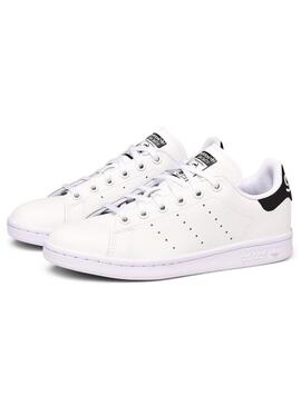 Sneaker Adidas Stan Smith Junior in bianco e nero