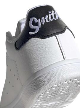 Sneaker Adidas Stan Smith in bianco e nero Kids