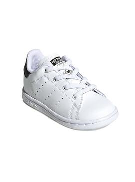 Sneaker Adidas Stan Smith in bianco e nero Kids