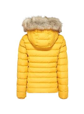 Giubbotto Tommy Jeans Essential Hood Giallo Donna