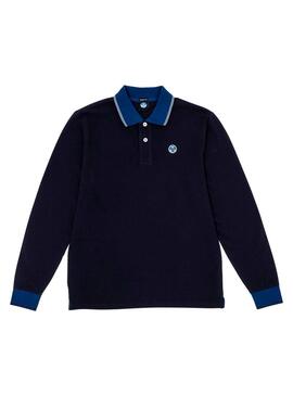 Polo North Sails LS Blu Uomo