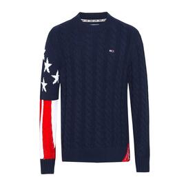 Maglia Tommy Jeans American Flag Uomo