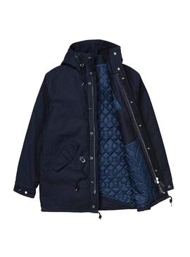 Parka Carhartt Clash Blu Navy Uomo 