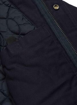 Parka Carhartt Clash Blu Navy Uomo 